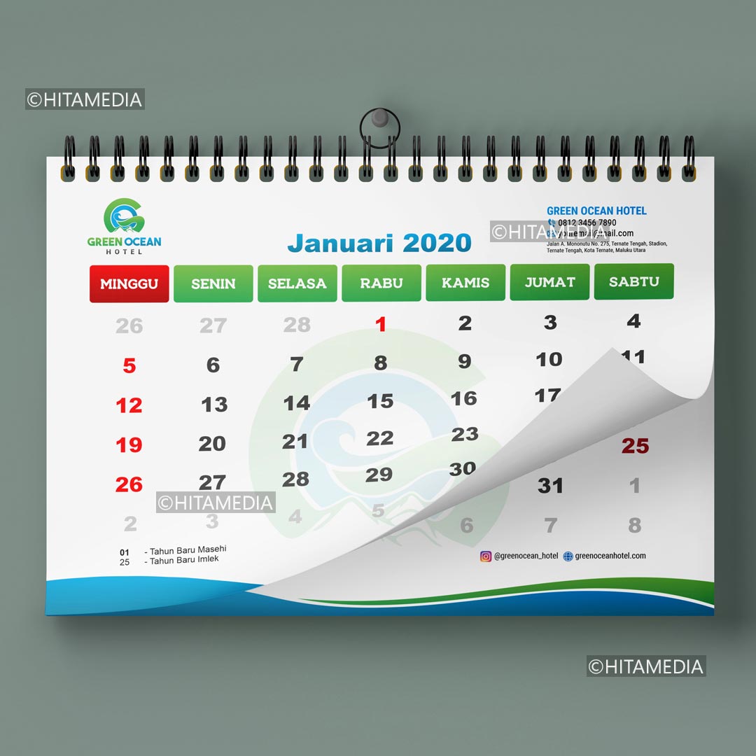 portofolio Harga Desain Kalender Dinding